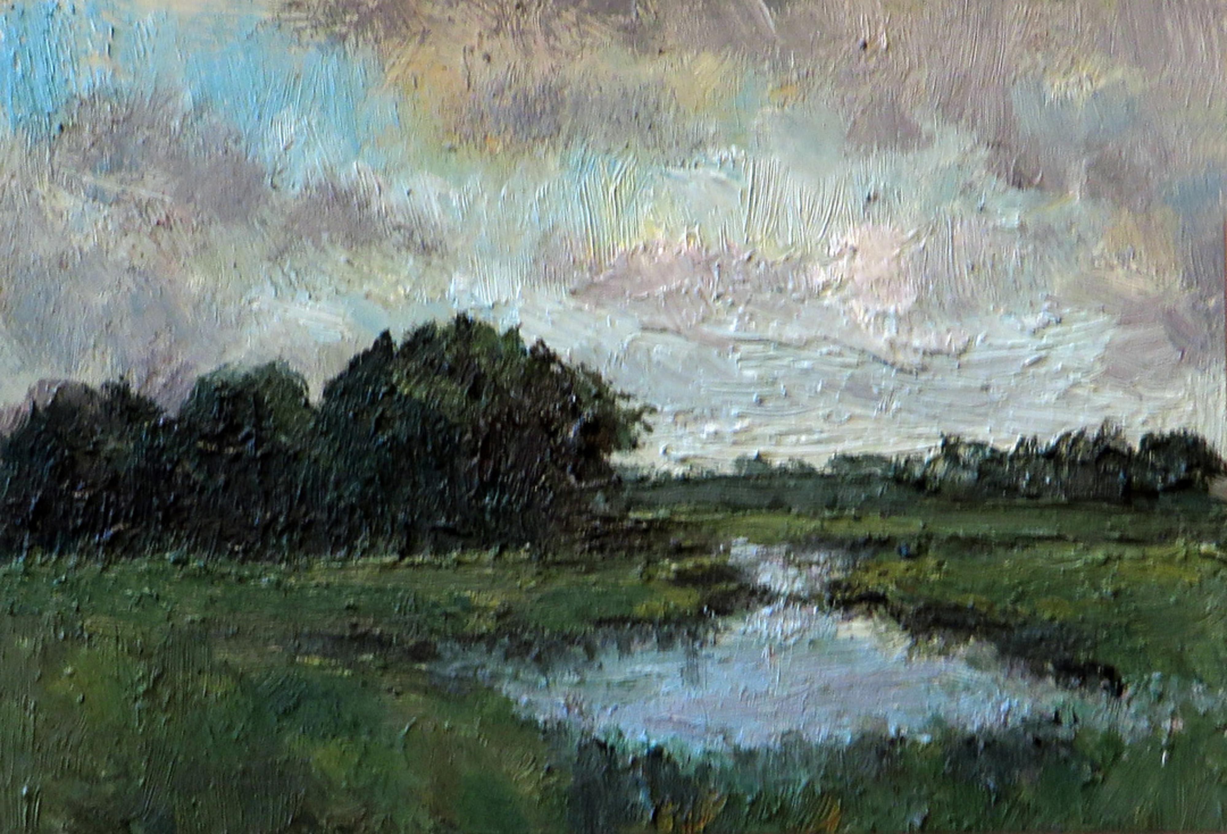 meadow, oil on canvas by Frank Stock